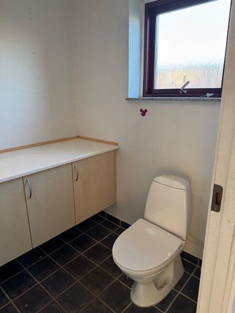 Toilettet før istandsættelsen